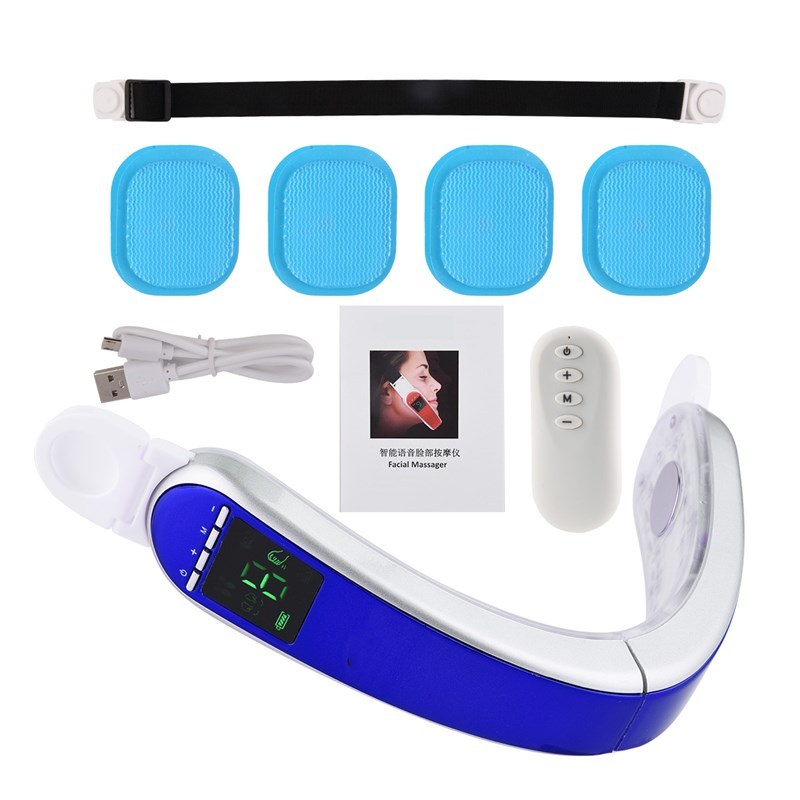 Infrared LED Light Photon Therapy V-Shape Slimming Face Massager