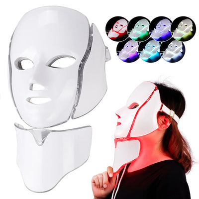 LED Mask with 7-Color Photon Therapy