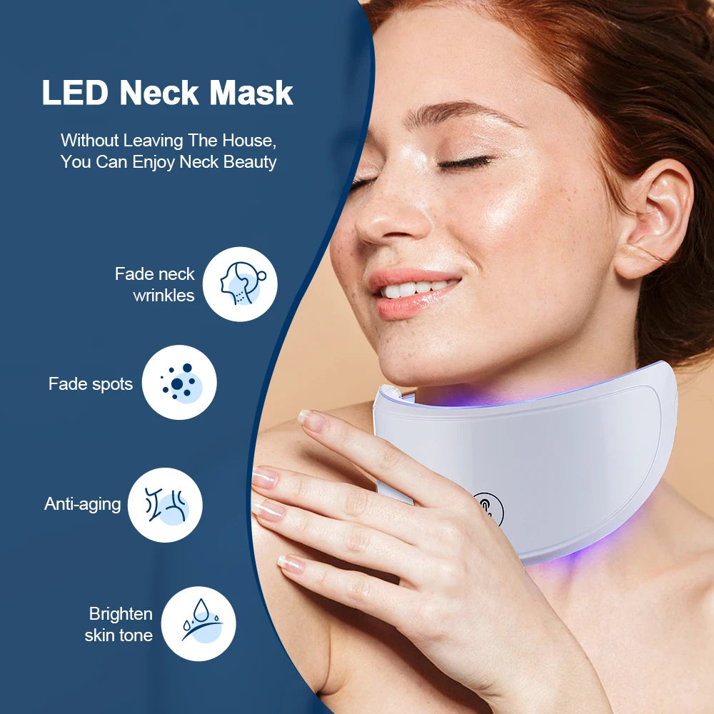 LED neck rejuvenation mask