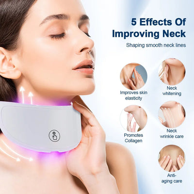 LED neck rejuvenation mask