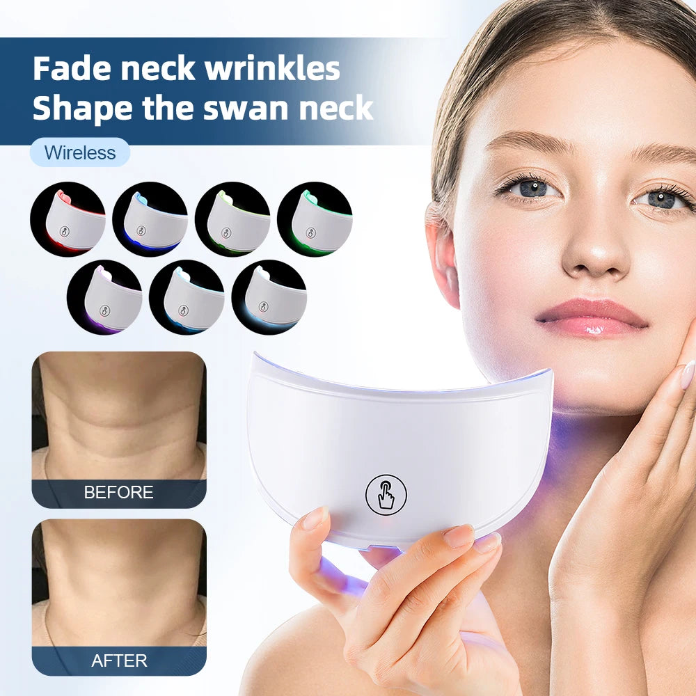 LED neck rejuvenation mask