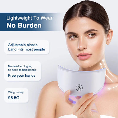 LED neck rejuvenation mask